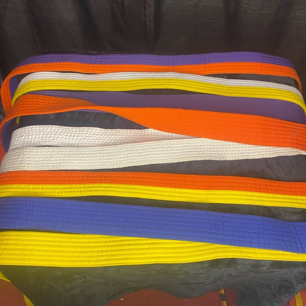 Colorful Martial Arts Belts Set